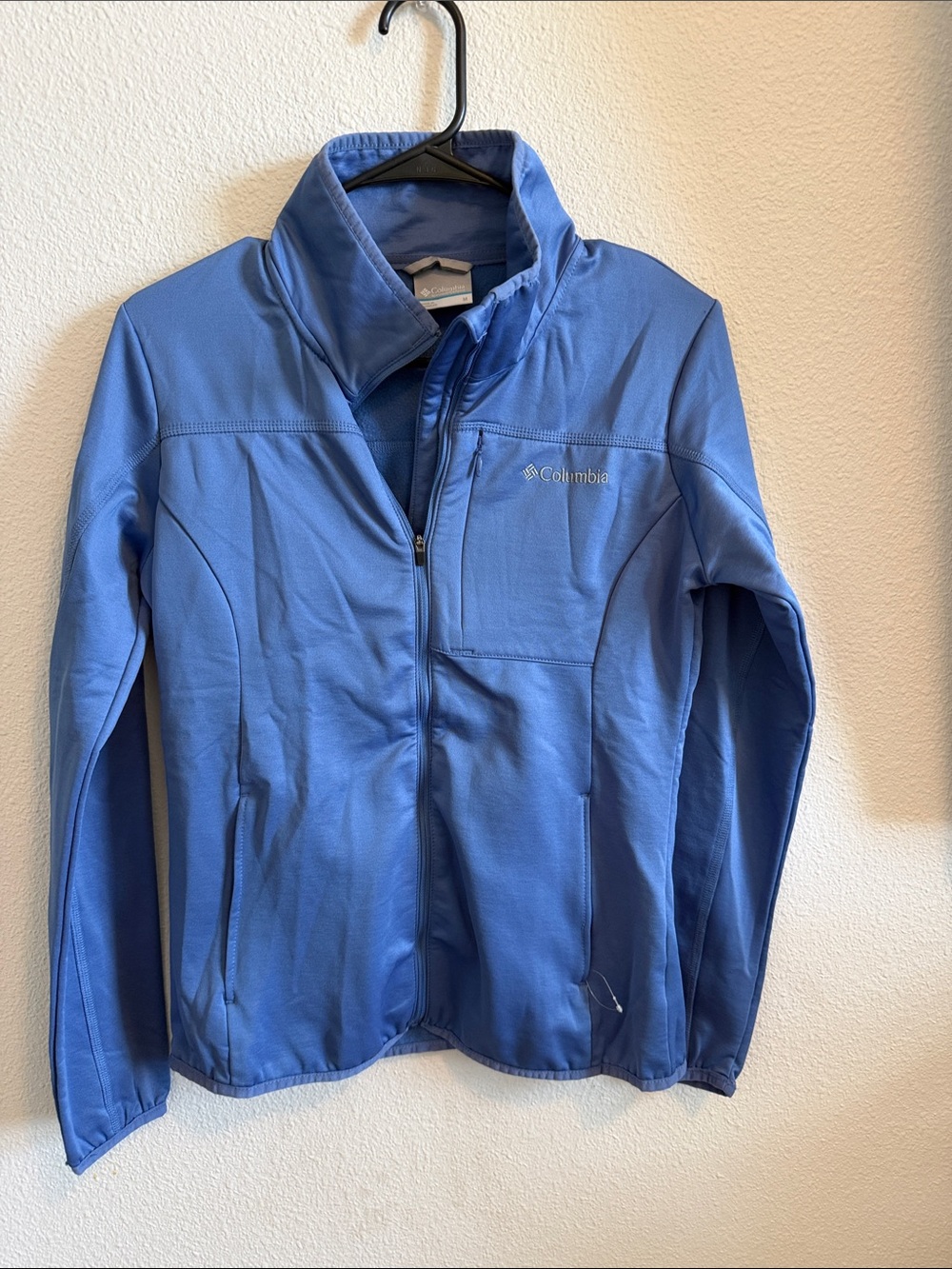 Columbia Blue Lightweight Full-Zip Jacket